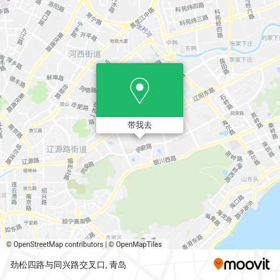 劲松四路与同兴路交叉口地图