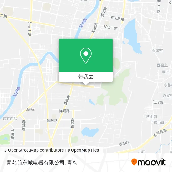 青岛前东城电器有限公司地图