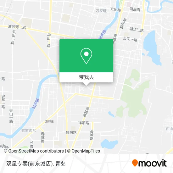 双星专卖(前东城店)地图