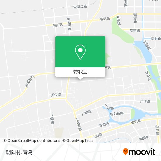朝阳村地图