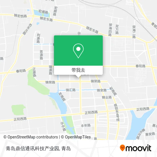 青岛鼎信通讯科技产业园地图