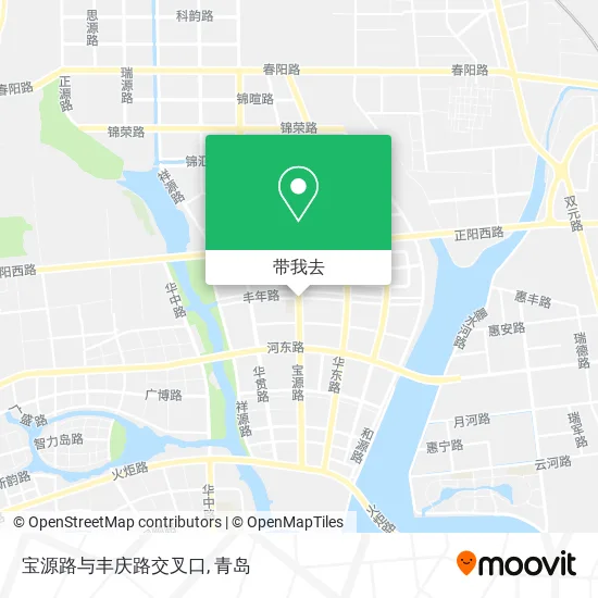 宝源路与丰庆路交叉口地图