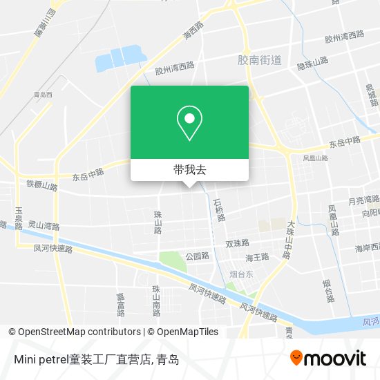 Mini petrel童装工厂直营店地图