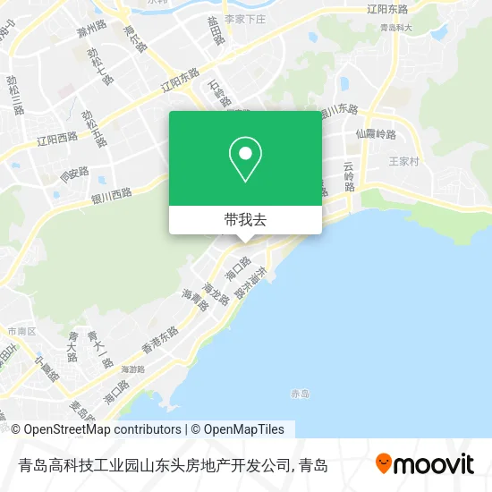 青岛高科技工业园山东头房地产开发公司地图