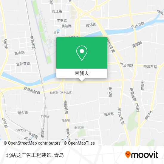 北站龙广告工程装饰地图