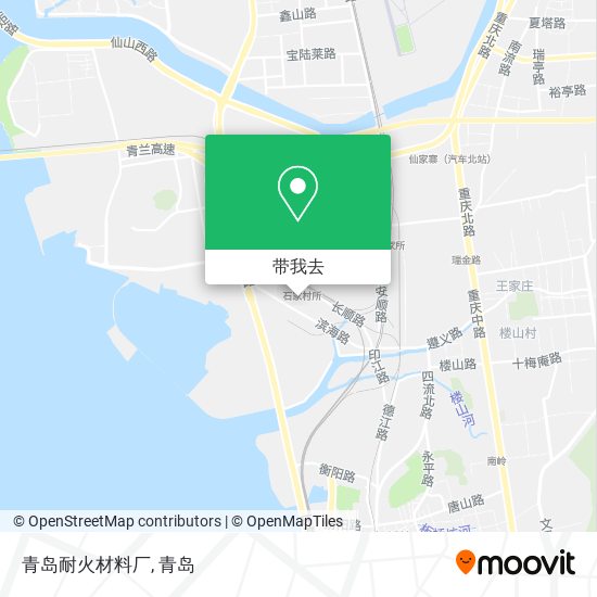 青岛耐火材料厂地图