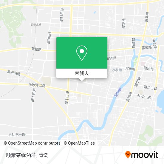 顺豪茶缘酒荘地图