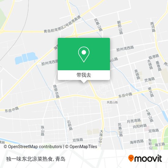 独一味东北凉菜熟食地图