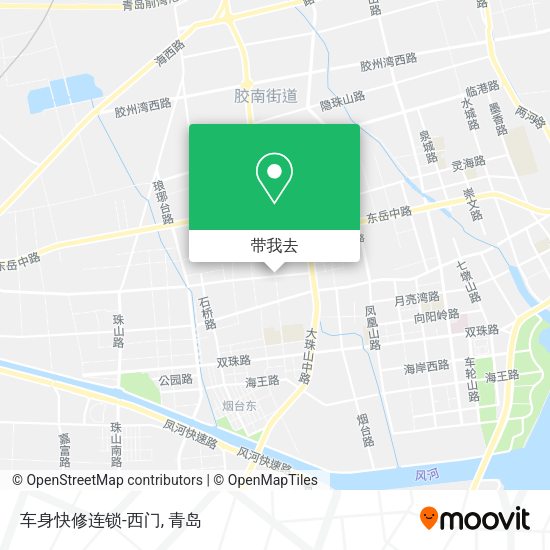 车身快修连锁-西门地图