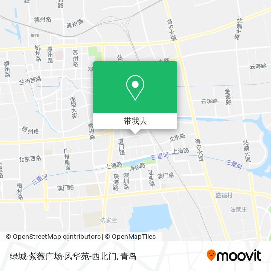 绿城·紫薇广场·风华苑-西北门地图