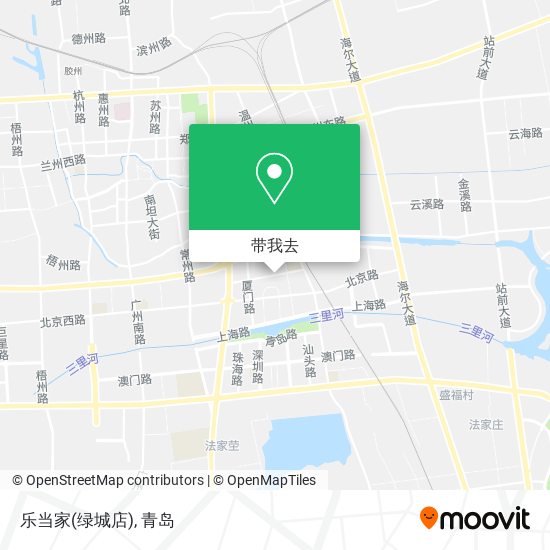 乐当家(绿城店)地图