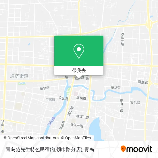 青岛范先生特色民宿(红领巾路分店)地图