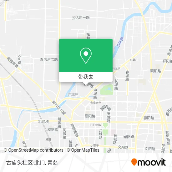 古庙头社区-北门地图