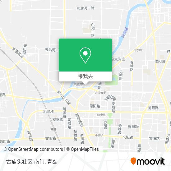 古庙头社区-南门地图