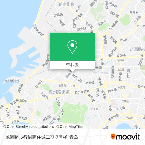 威海路步行街商住城二期-7号楼地图