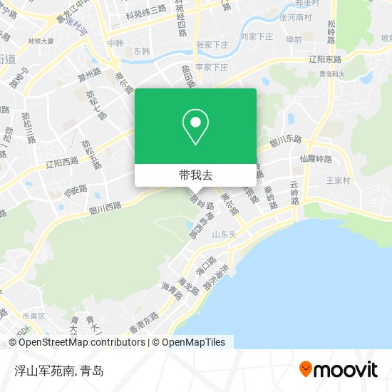 浮山军苑南地图