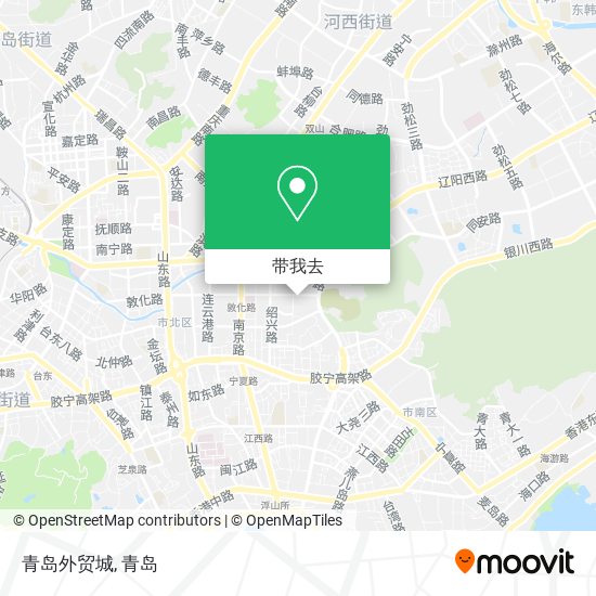 青岛外贸城地图