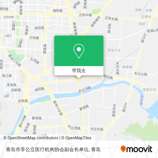 青岛市非公立医疗机构协会副会长单位地图