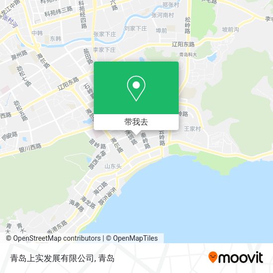 青岛上实发展有限公司地图