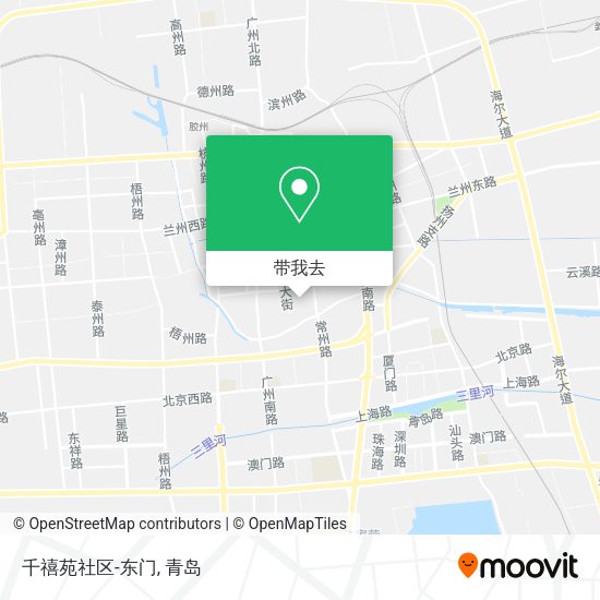 千禧苑社区-东门地图