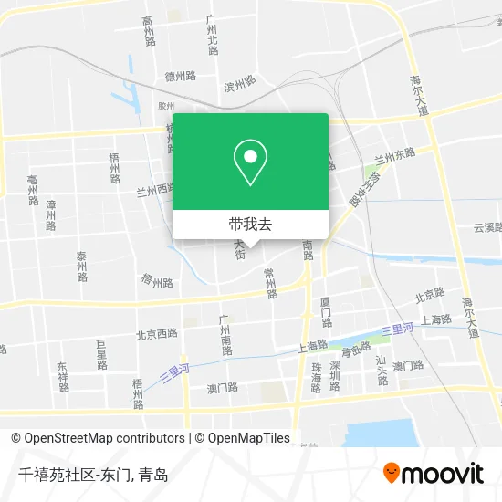 千禧苑社区-东门地图