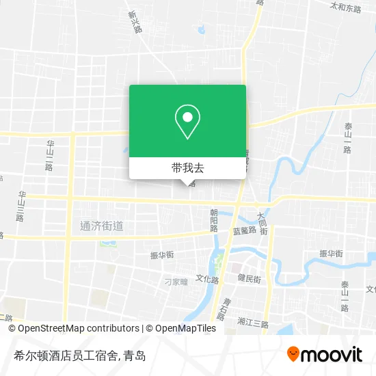 希尔顿酒店员工宿舍地图