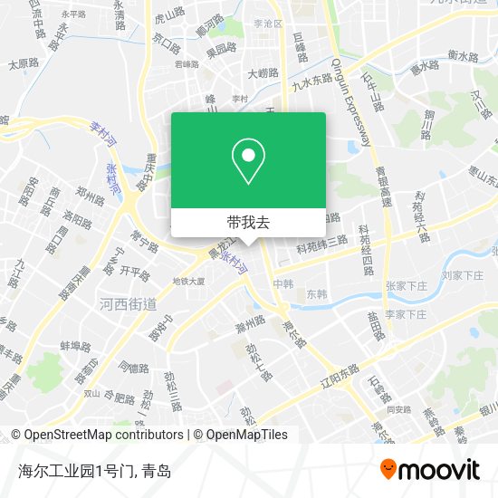 海尔工业园1号门地图