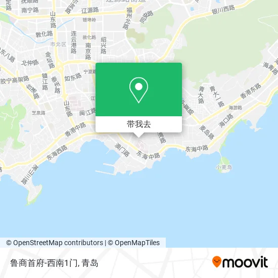 鲁商首府-西南1门地图