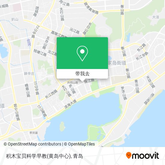 积木宝贝科学早教(黄岛中心)地图