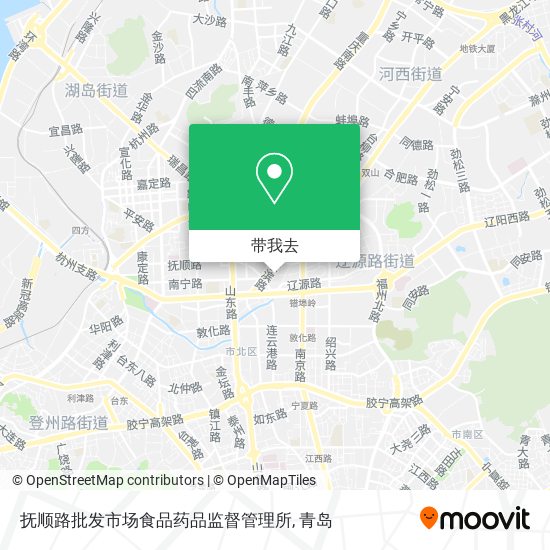 抚顺路批发市场食品药品监督管理所地图