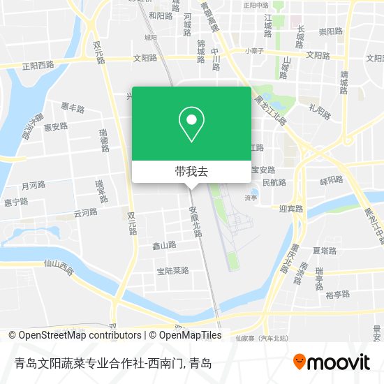 青岛文阳蔬菜专业合作社-西南门地图