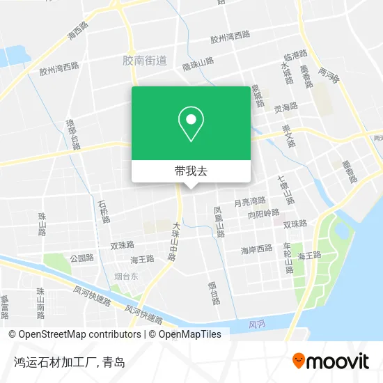 鸿运石材加工厂地图