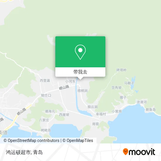 鸿运硕超市地图
