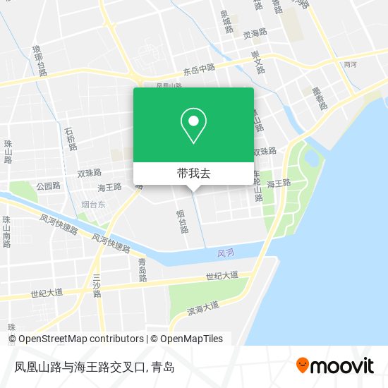 凤凰山路与海王路交叉口地图