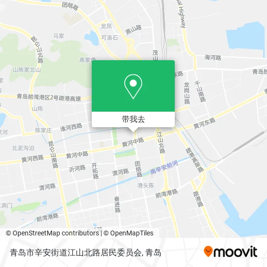 青岛市辛安街道江山北路居民委员会地图