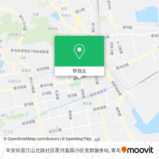 辛安街道江山北路社区星河嘉园小区党群服务站地图
