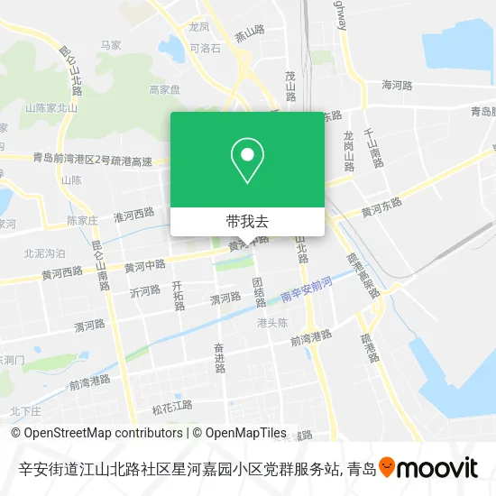 辛安街道江山北路社区星河嘉园小区党群服务站地图