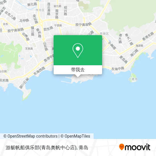 游艇帆船俱乐部(青岛奥帆中心店)地图