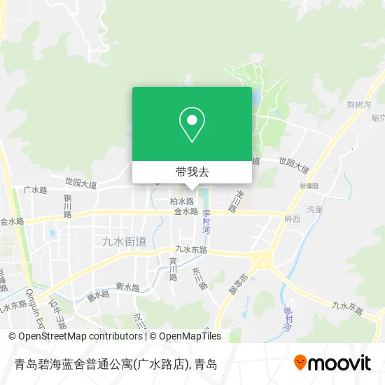 青岛碧海蓝舍普通公寓(广水路店)地图