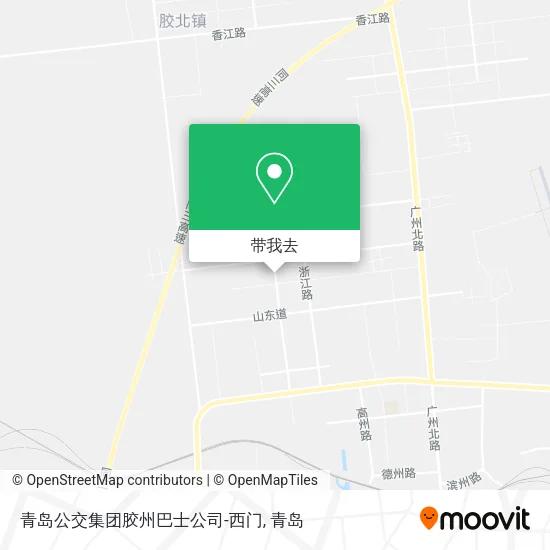青岛公交集团胶州巴士公司-西门地图