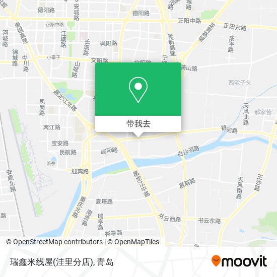 瑞鑫米线屋(洼里分店)地图