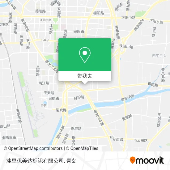 洼里优美达标识有限公司地图