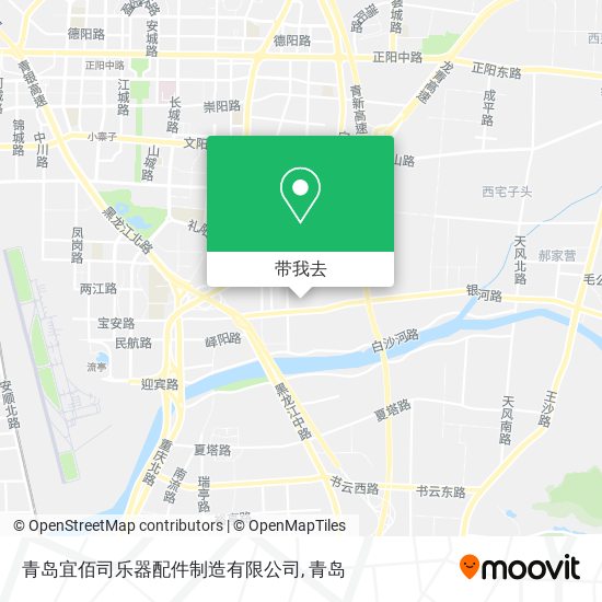 青岛宜佰司乐器配件制造有限公司地图