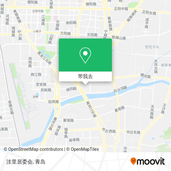 洼里居委会地图