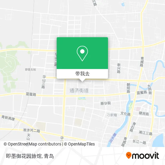 即墨御花园旅馆地图