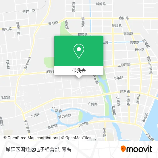 城阳区国通达电子经营部地图