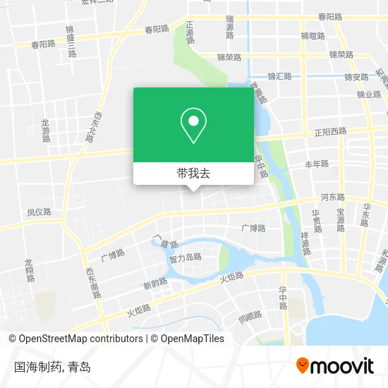 国海制药地图