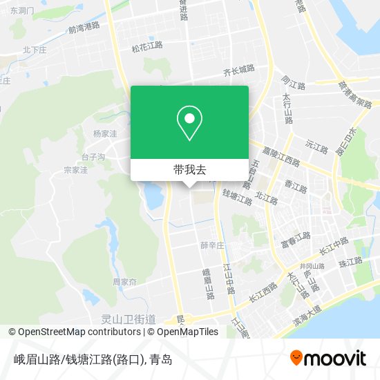 峨眉山路/钱塘江路(路口)地图
