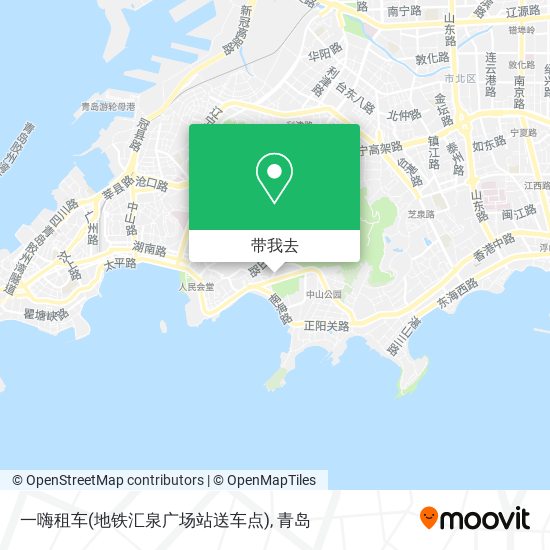 一嗨租车(地铁汇泉广场站送车点)地图