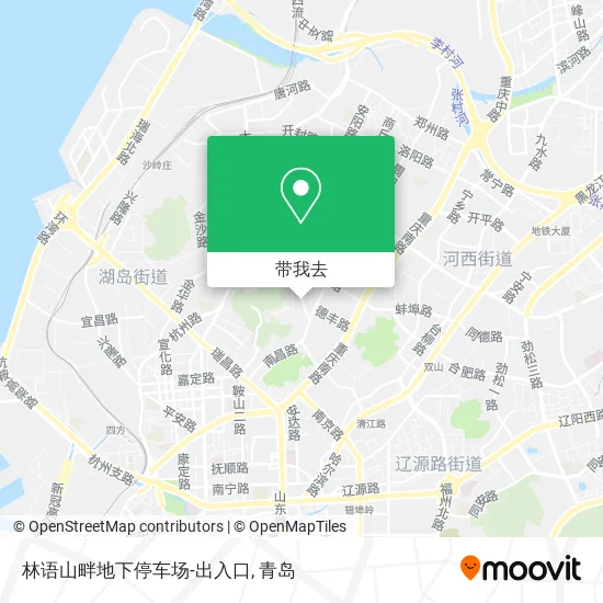 林语山畔地下停车场-出入口地图
